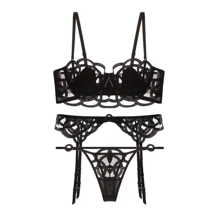 Levoire | Ensemble De Lingerie Avec Porte-Jarretelles Noir