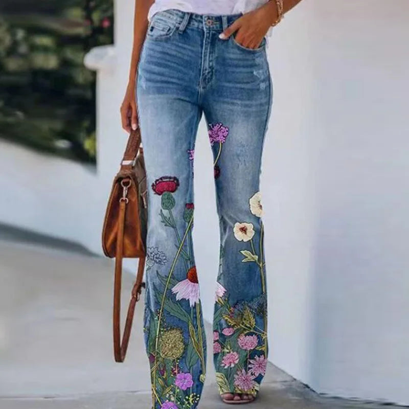 Levoire | Ada Jeans À Motif Floral Plusieurs couleurs