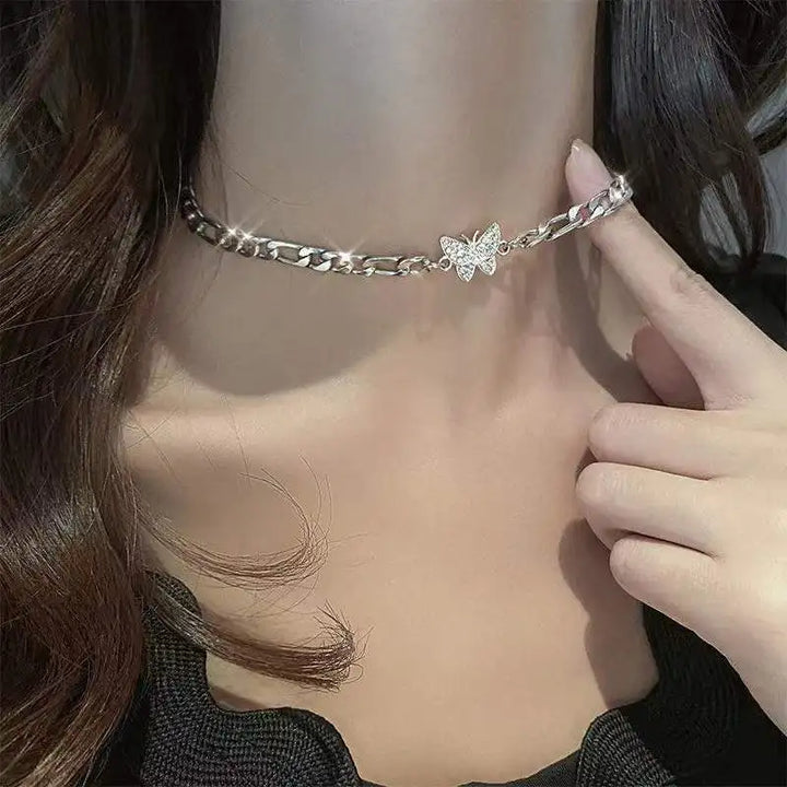 Levoire | Collier Papillon À Double Rangée NJ-422