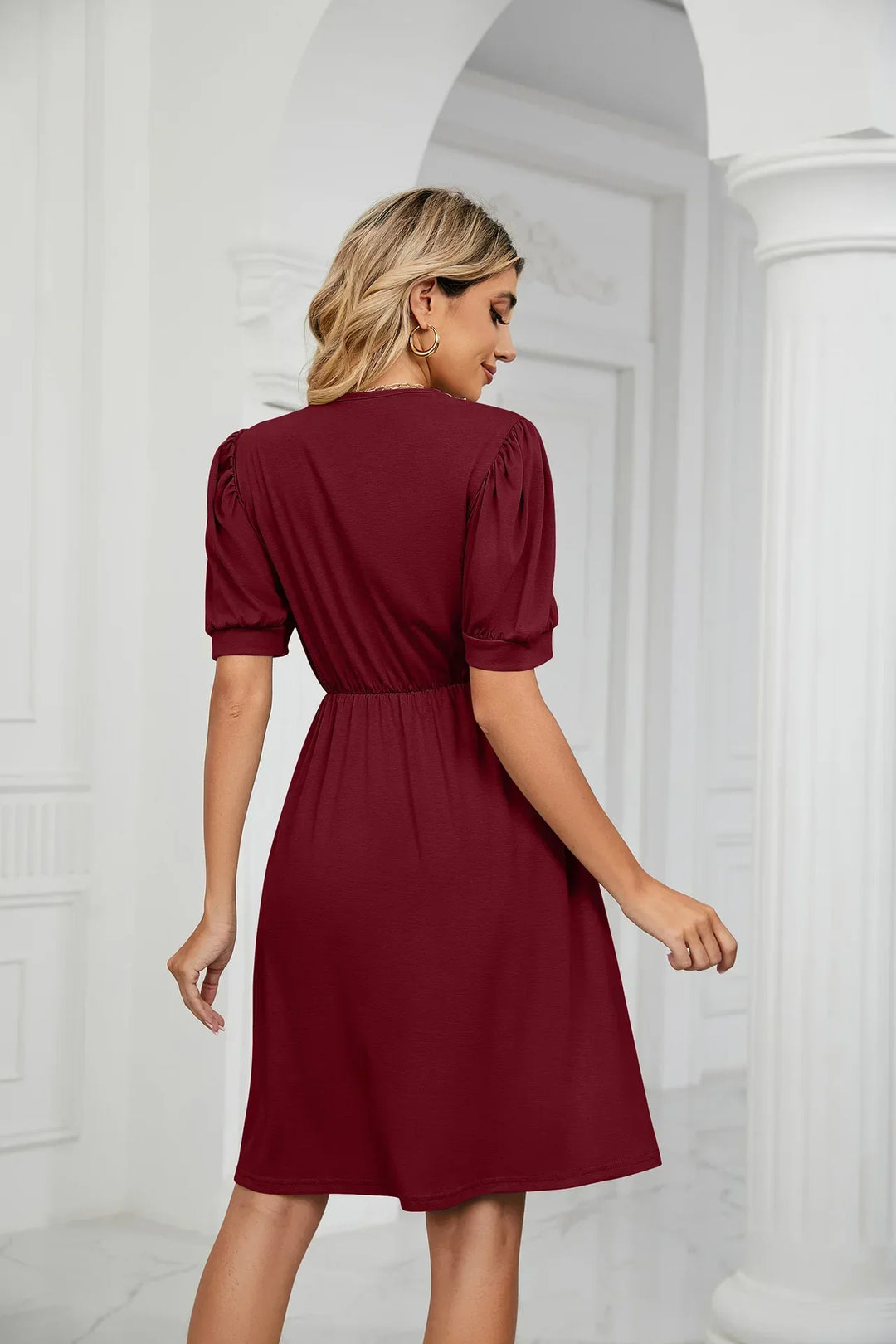 Levoire | Robe En Patchwork Simple Avec Des Pointes Pour Le Printemps/Été