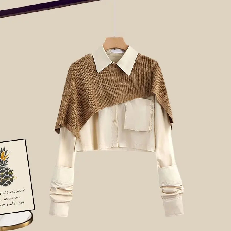 Levoire | Tenue Tricotée À La Mode Haut top marron
