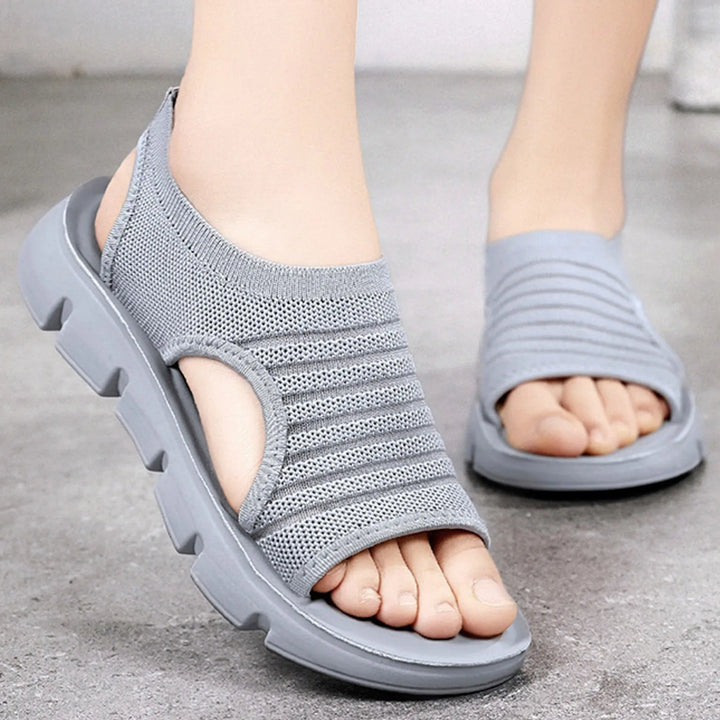 Levoire | Sandales Confort Respirant Gris