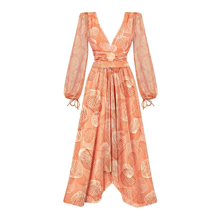 Levoire | Maillot De Bain À Manches Longues Avec Jupe Pour Un Look De Plage Élégant