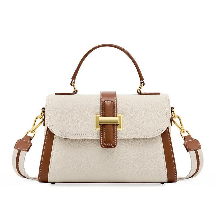 Levoire | Le Sac En Cuir Véritable Macy Beige (20cm<Longueur maximale<30cm)