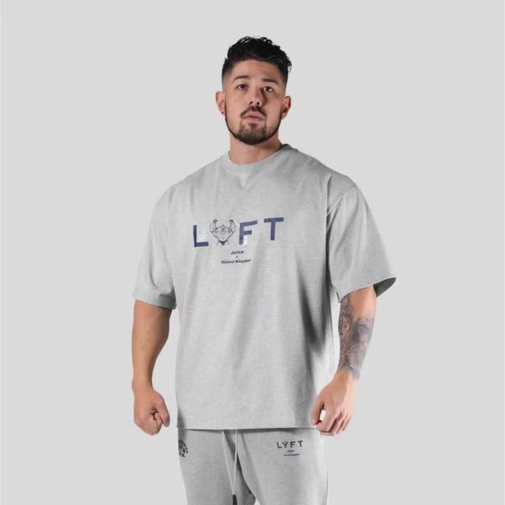 Levoire | T-Shirt De Sport Pour Hommes Respirant Et Léger Gris