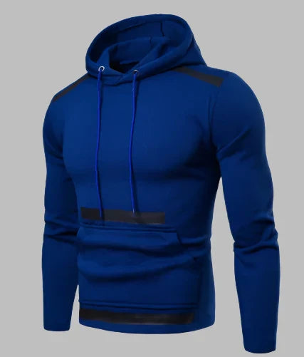Levoire | Pull À Capuche Pour Hommes Avec Capuche Pour Le Temps Libre Bleu
