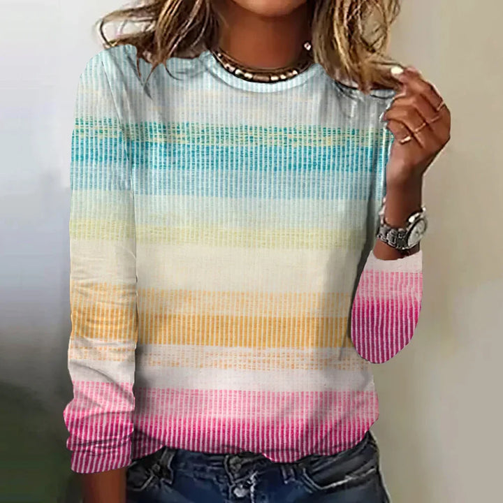 Levoire | Coloré Manches Longues Rosa bleu
