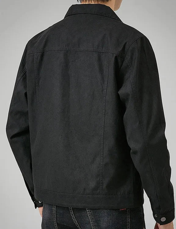 Levoire | Manteau En Daim Décontracté Avec Col Pour Hommes