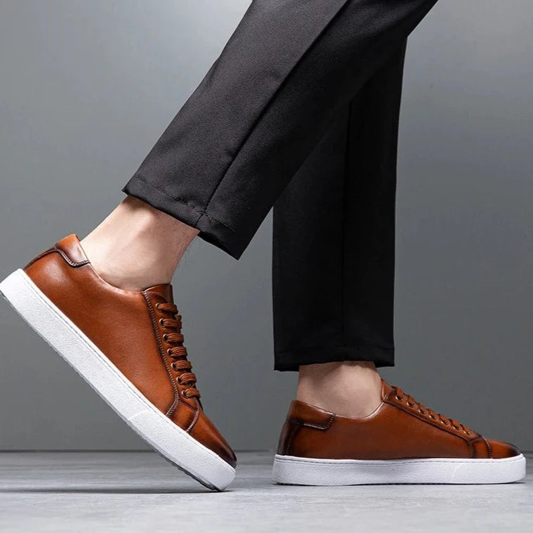 Levoire | Baskets En Cuir Pour Homme