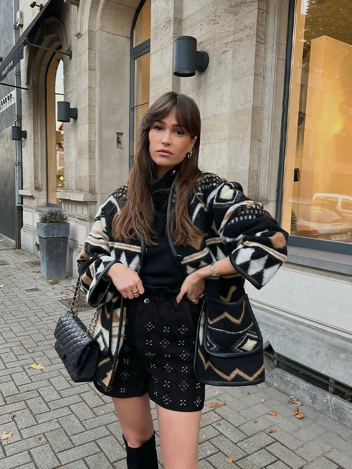 Levoire | Veste géométrique vintage