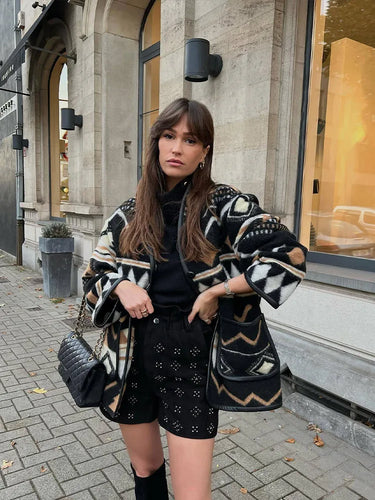 Levoire | Veste Géométrique Pour Femmes