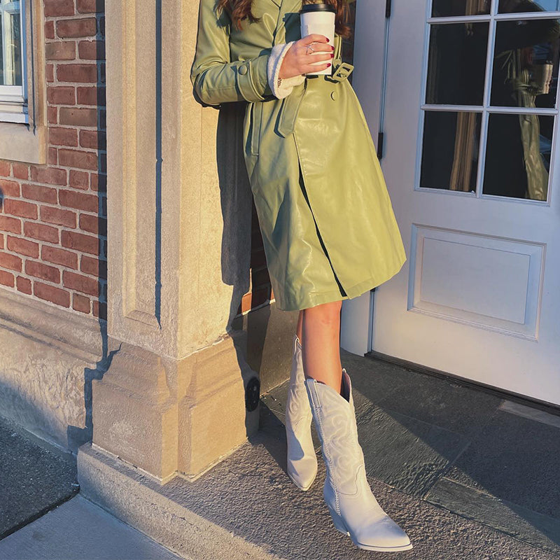 Levoire | Bottes De Cowboy En Cuir Semelle Noire