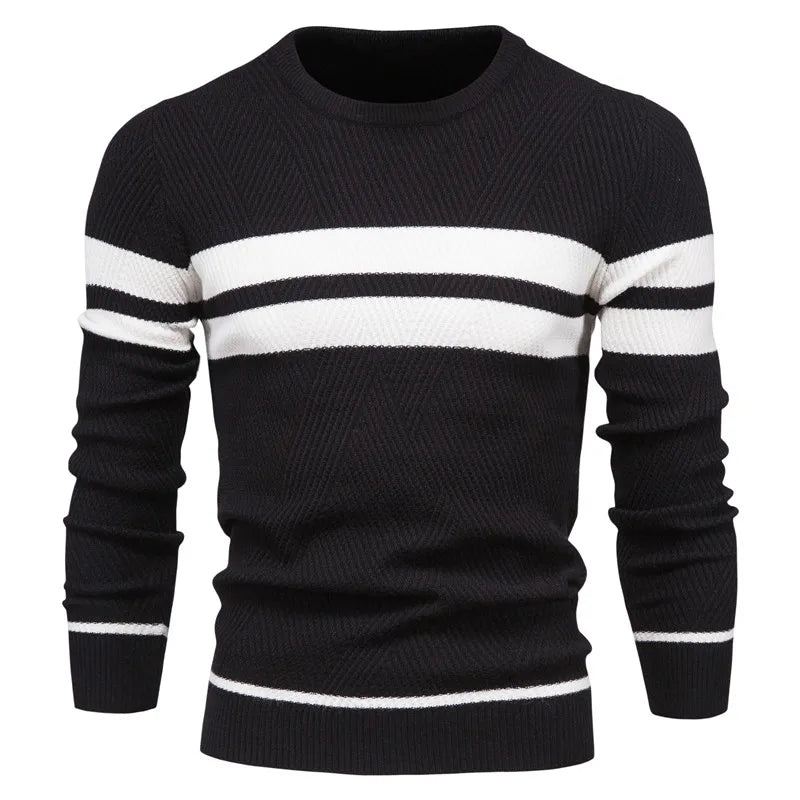 Levoire | Veste Tricot Rayée Noir
