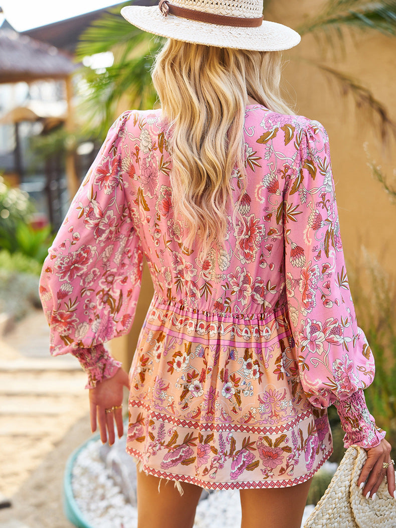 Levoire | Blouse Avec Motif Floral Boho