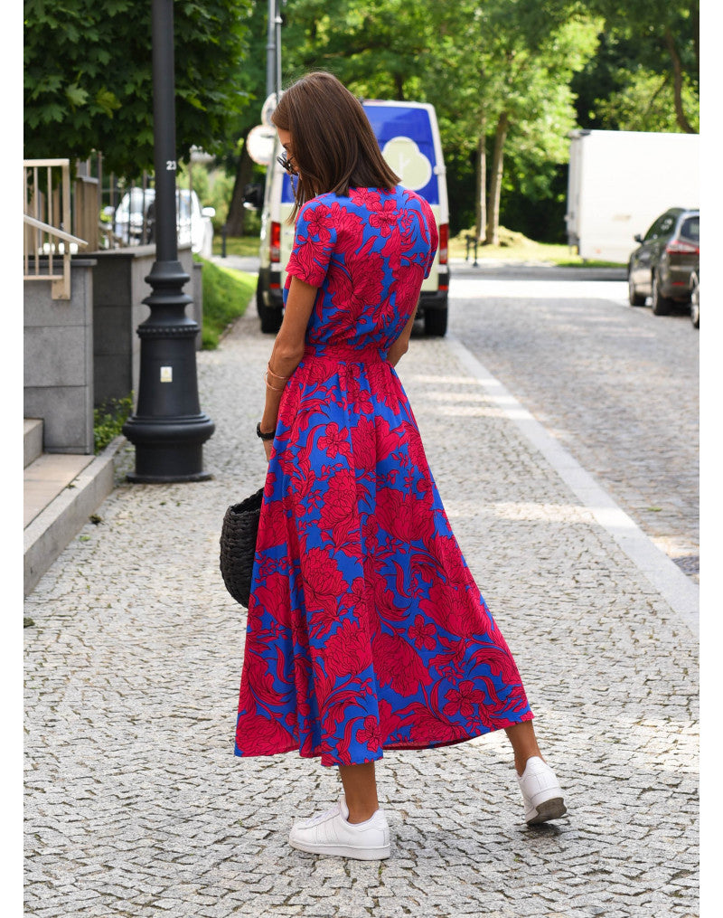 Levoire | Robe à motifs tropicaux
