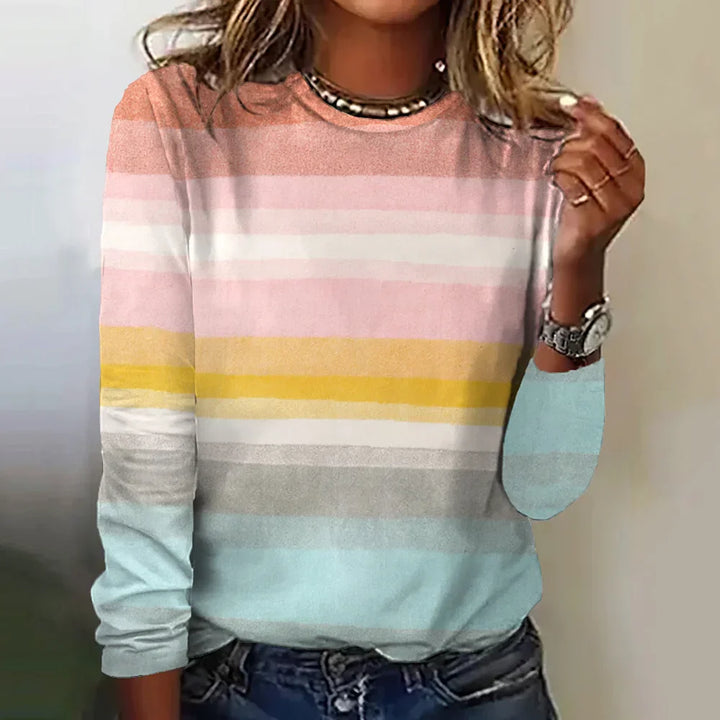 Levoire | Coloré Manches Longues Vert Rose