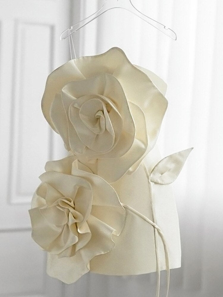 Levoire | Motif Floral Blanc