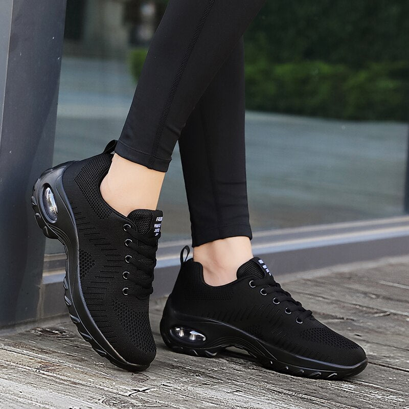 Levoire | Chaussures Pour Femmes Confortables Avec Semelle Rembourrée Noir