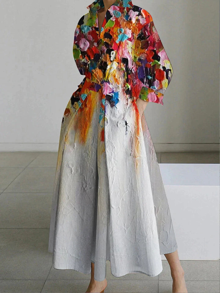 Levoire | Robes En Lin Coton Vintage Multicolore