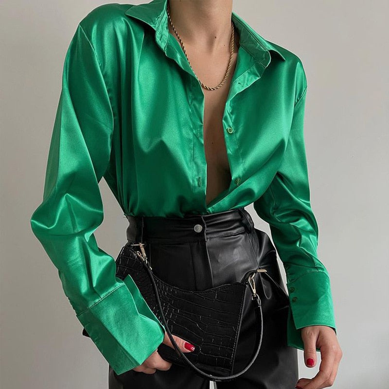 Levoire | Blouse Élégante Et Pratique Pour Femmes Vert S