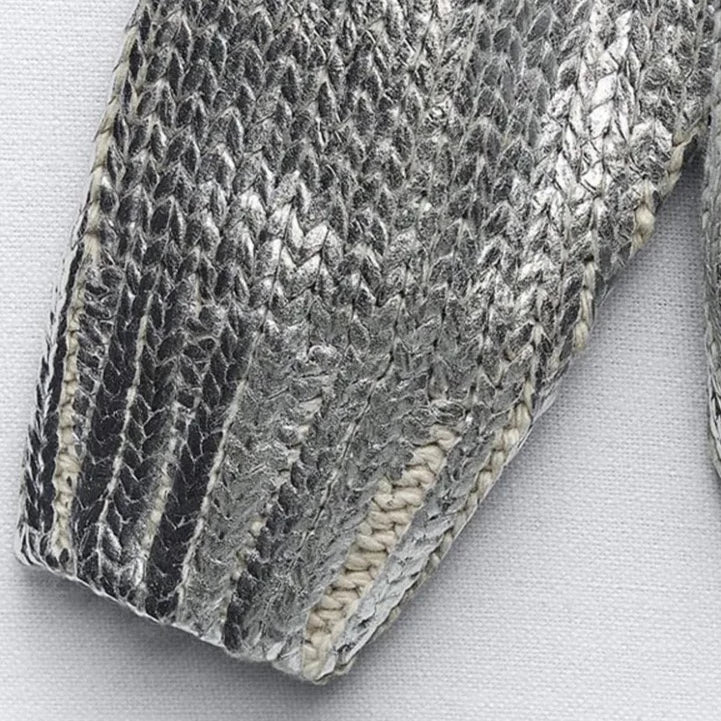 Levoire | Sweatshirt En Métal Argenté