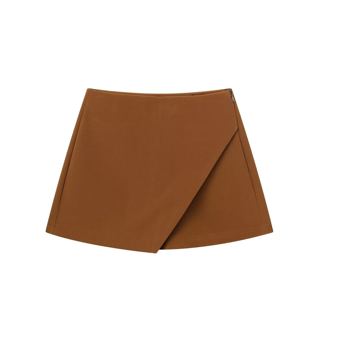 Levoire | Jupe-Pantalon Skorts Élégants Et Confortables Pour Toutes Les Occasions Marron