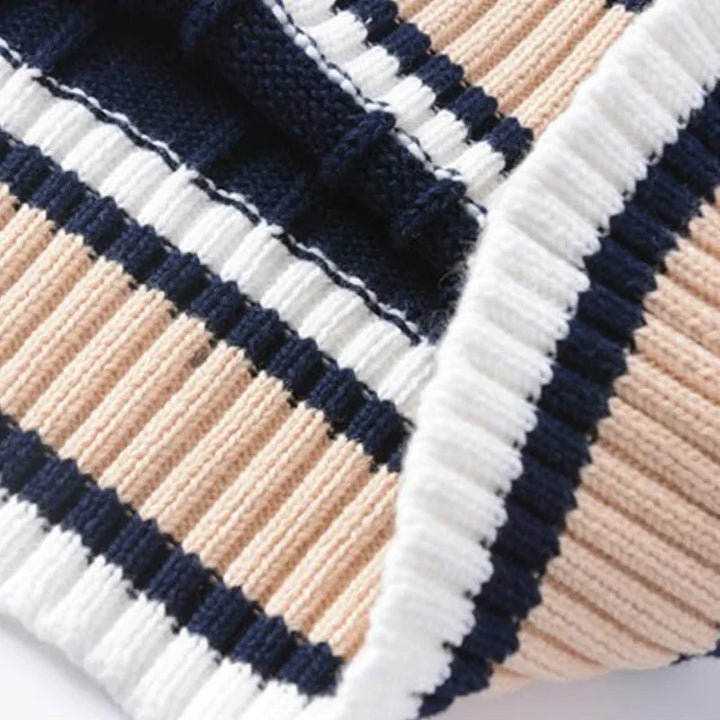 Levoire | Gilet En Maille Pour Homme Au Style Rétro Preppy