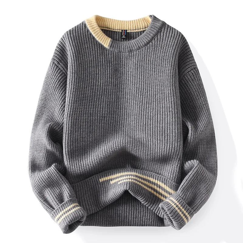 Levoire | Pull En Maille Élégant Et Confortable Gris