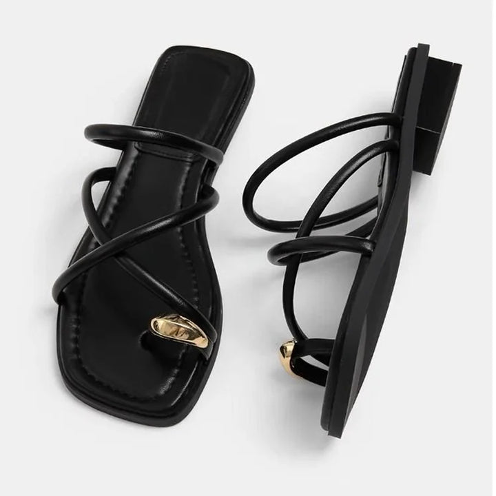 Levoire | Sandales Plates Femmes Style Romain