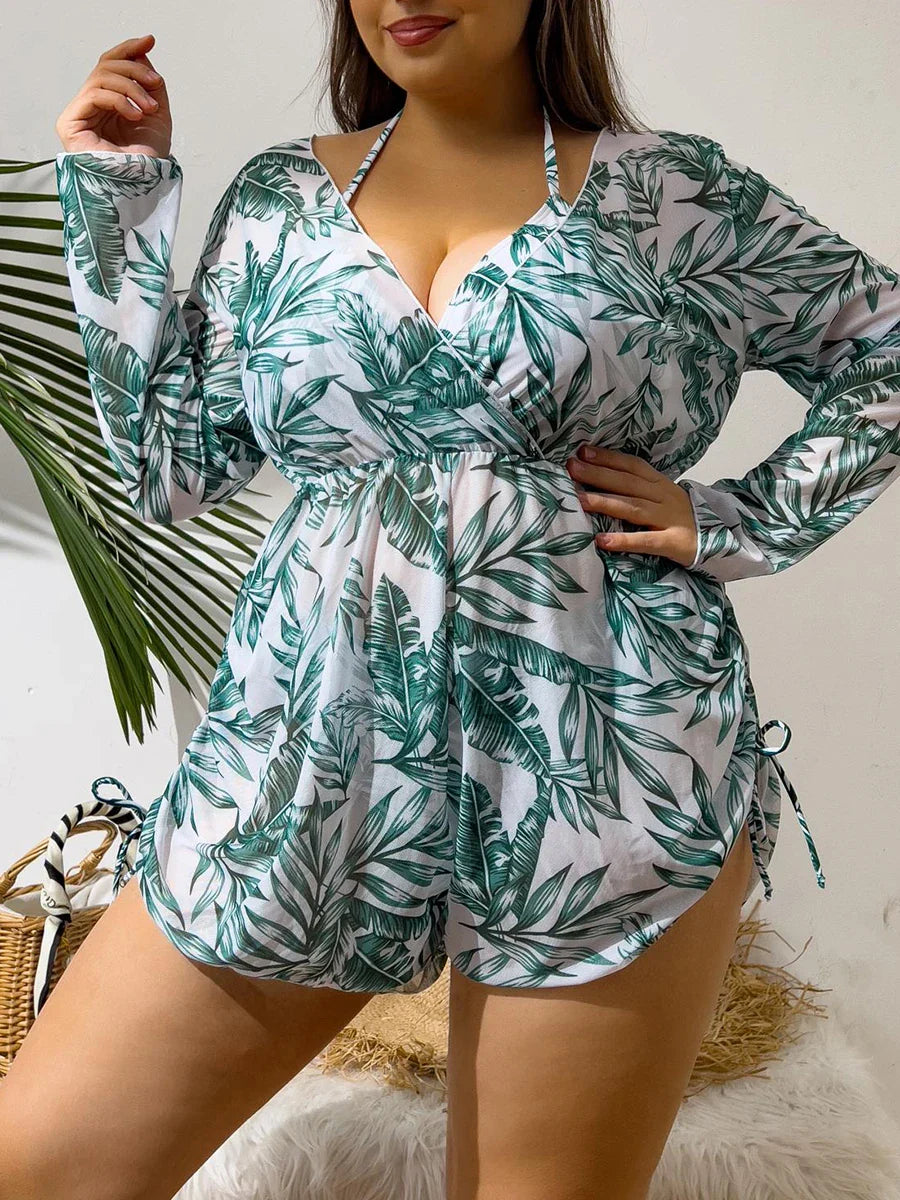 Levoire | Bikini Croisé Grande Taille Vert