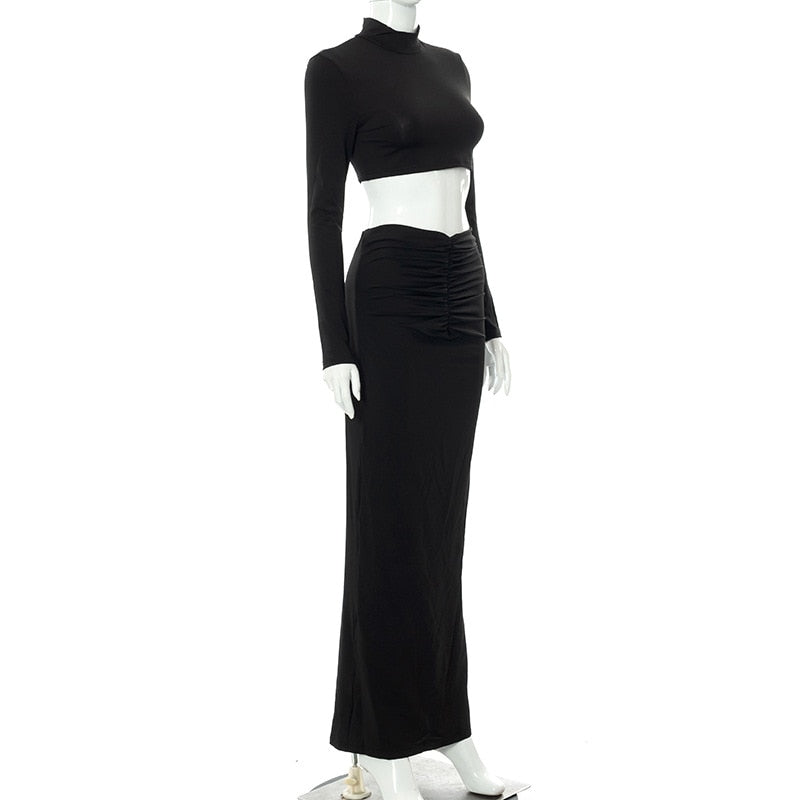Levoire | Robe Longue Drapée Ajustée