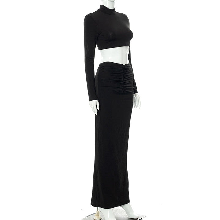 Levoire | Robe Longue Drapée Ajustée