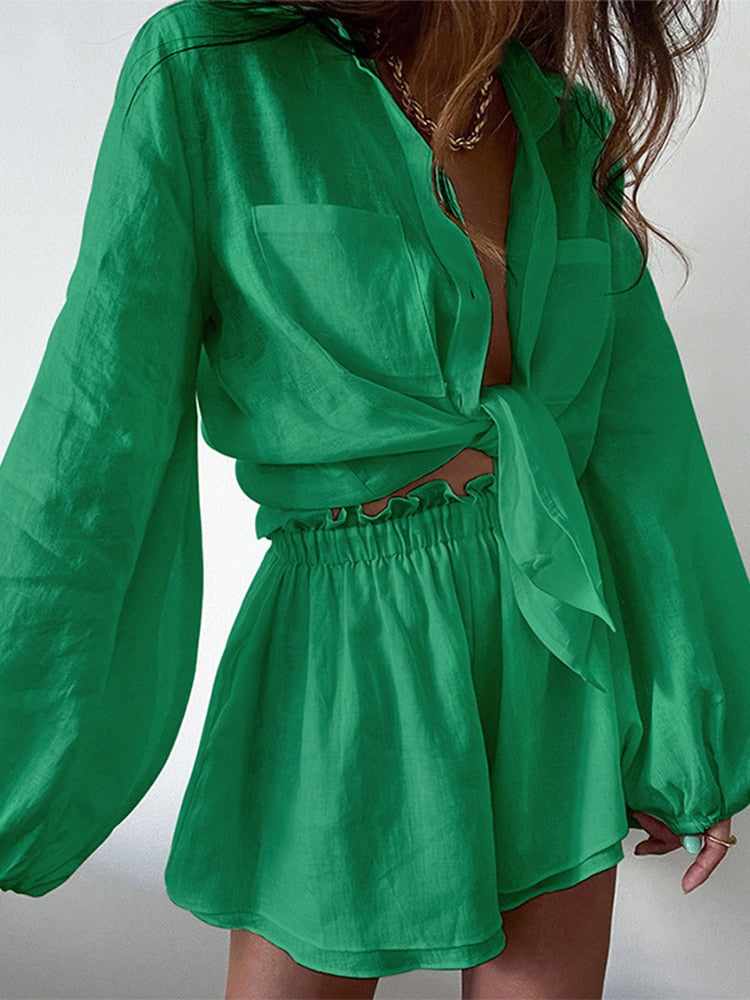 Levoire | Ensemble De Vêtements Deux Pièces Vert