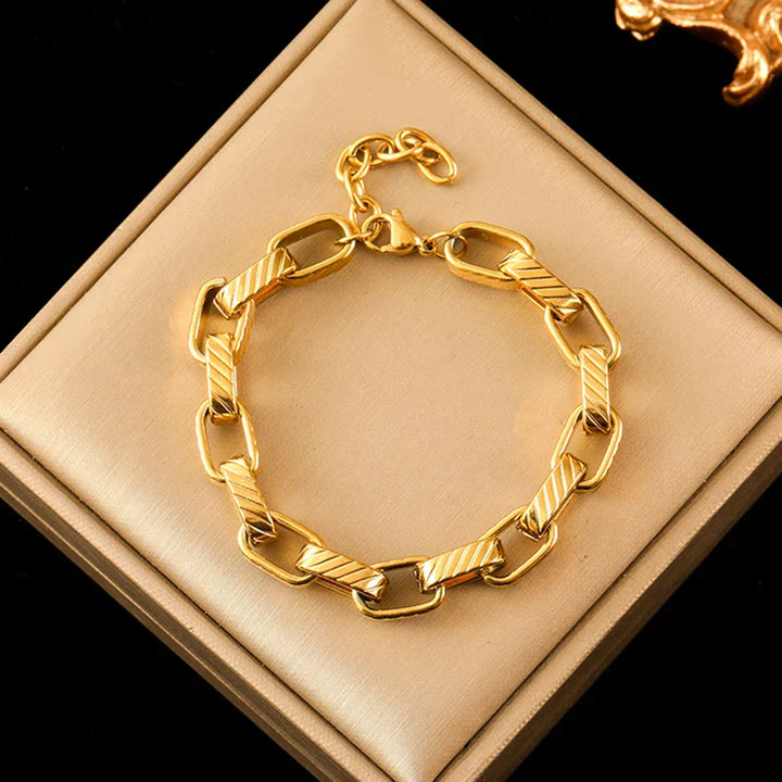 Levoire | Bracelet En Acier Inoxydable Doré B174