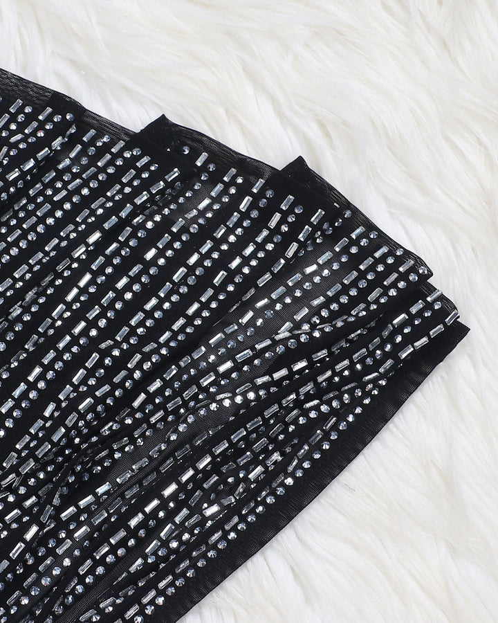 Levoire | Robe Maxi V En Cristal Dyp