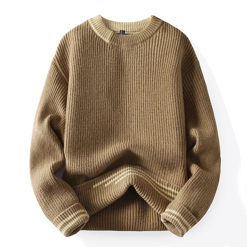 Levoire | Pull En Maille Élégant Et Confortable Kaki