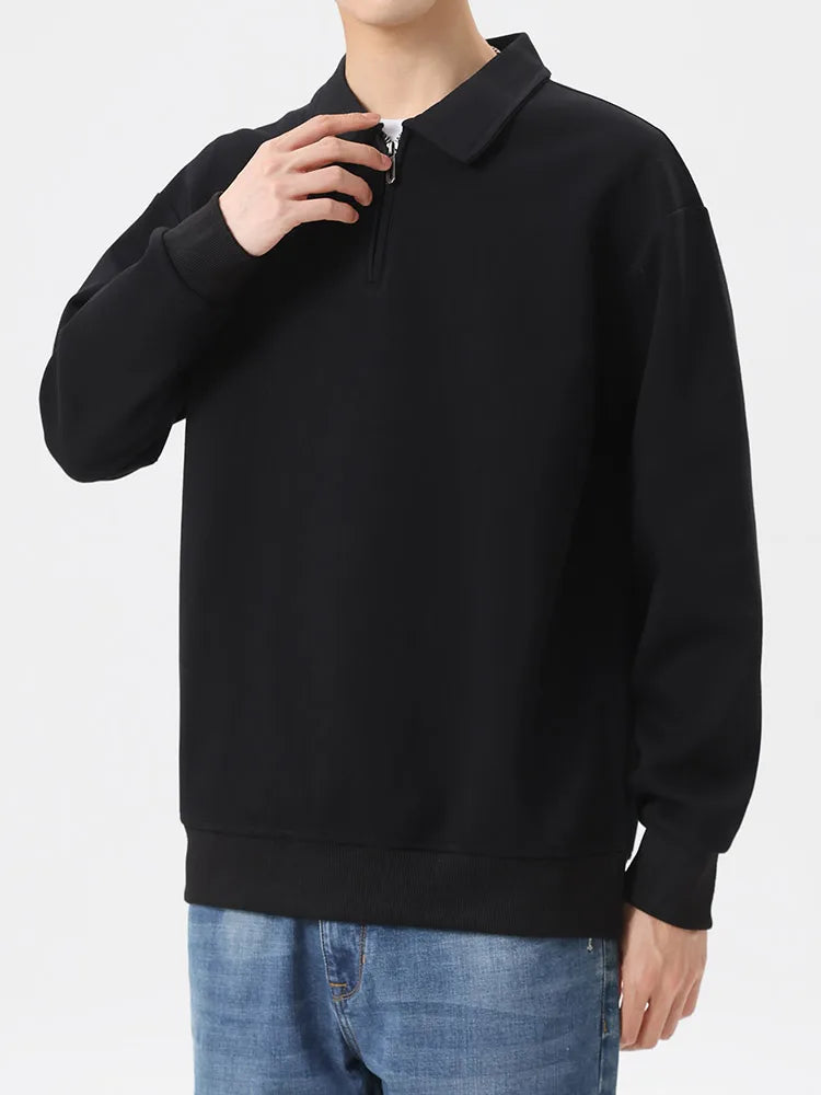 Levoire | Pull Polo Pour Hommes Élégant Avec Fermeture Éclair Pour Un Usage Quotidien