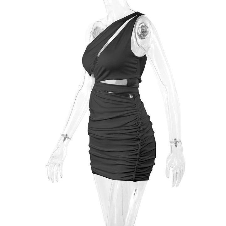 Levoire | Une Épaule Vide Mini Robe