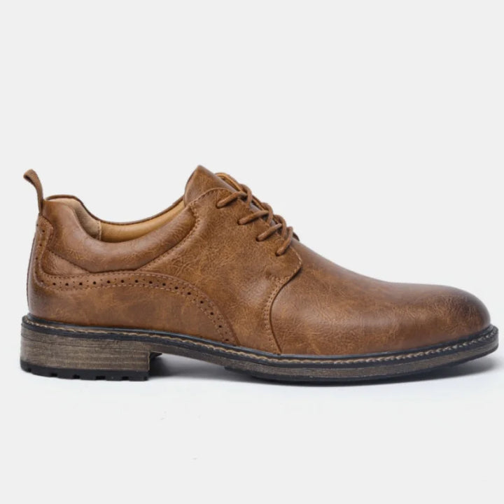 Levoire | Chaussures en cuir d'affaires Marron foncé