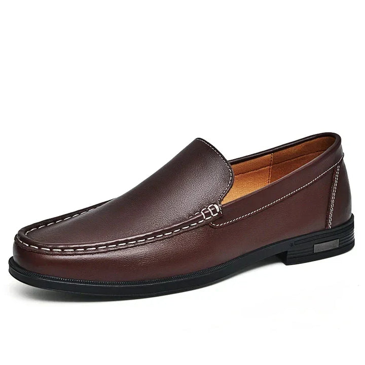 Levoire | Chaussures En Cuir Pour Hommes Élégantes À Enfiler Vin rouge