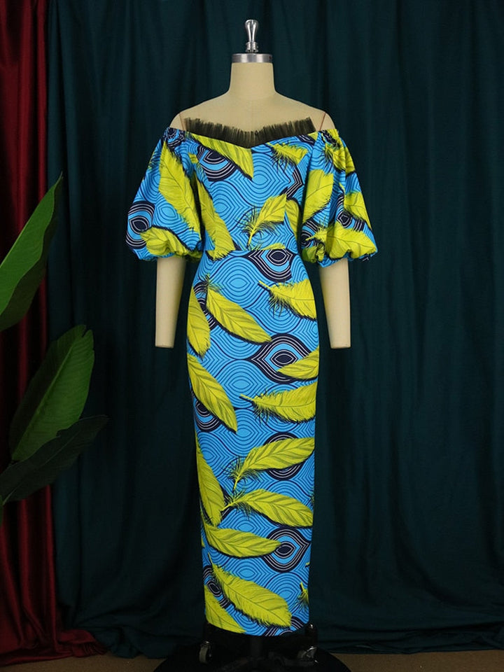 Levoire | Robe Courte À Manches Bouffantes Off Shoulder Midikjole