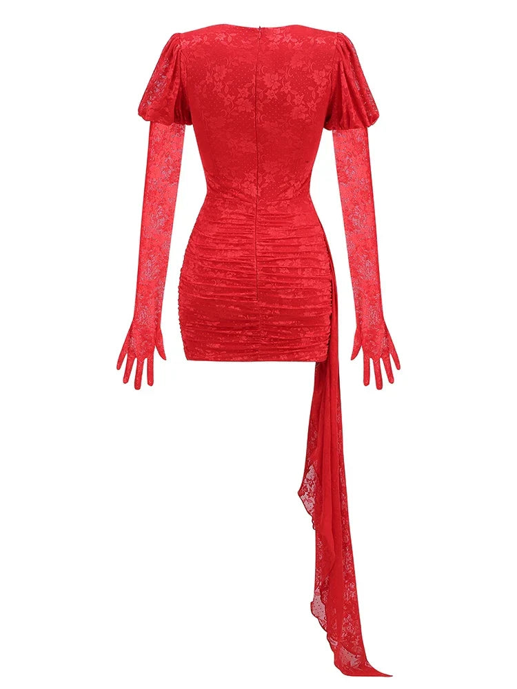 Levoire | Nouveaux Gants Sexy À Manches Longues Et Robe Mini Pour Un Look Séduisant
