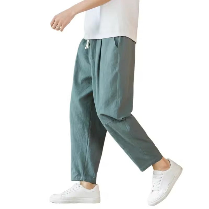 Levoire | Coton Lin Pantalon Avec Style Et Confort Chaque Jour Vert