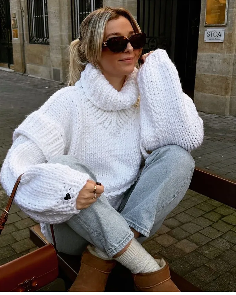 Levoire | Pull Surdimensionné Et Douillet Pour Des Journées Confortables Blanc