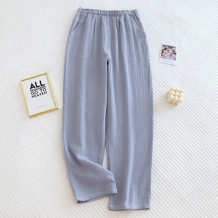 Levoire | Pantalons De Pyjama En Crepe De Coton 9