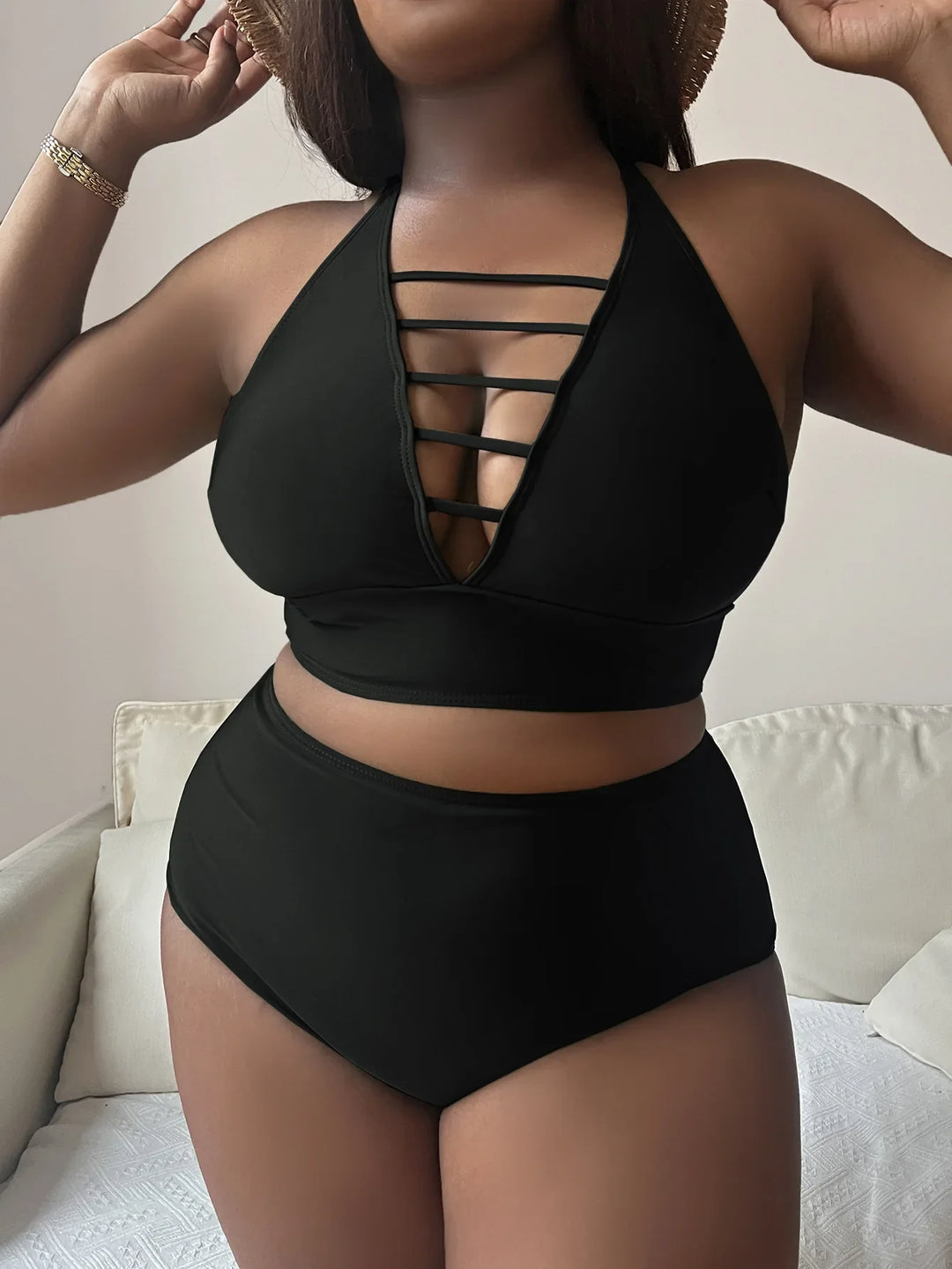 Levoire | Bikini Taille Haute Grande Noir