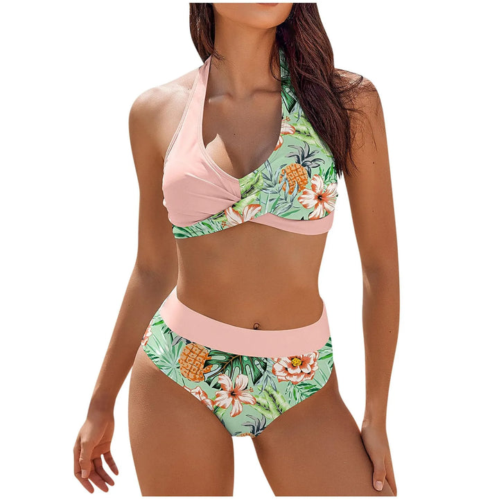 Levoire | Bikini Femme Floral Deux Pièces Rose