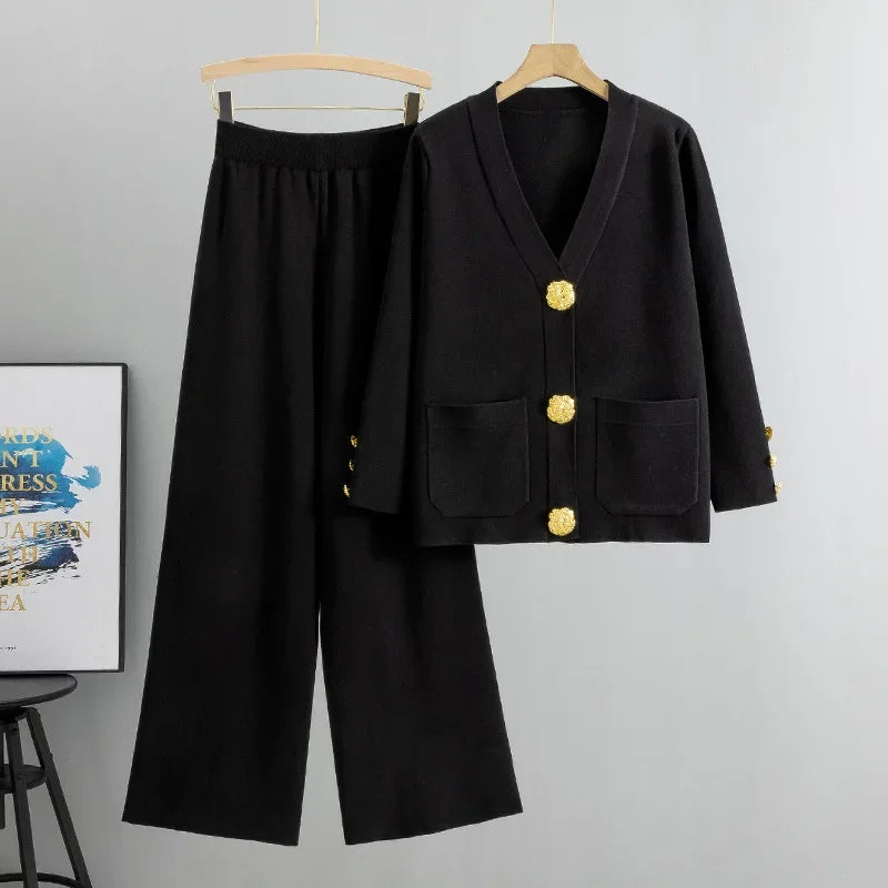 Levoire | Ensemble Moderne Deux Pièces Pour Femme Noir Taille Unique