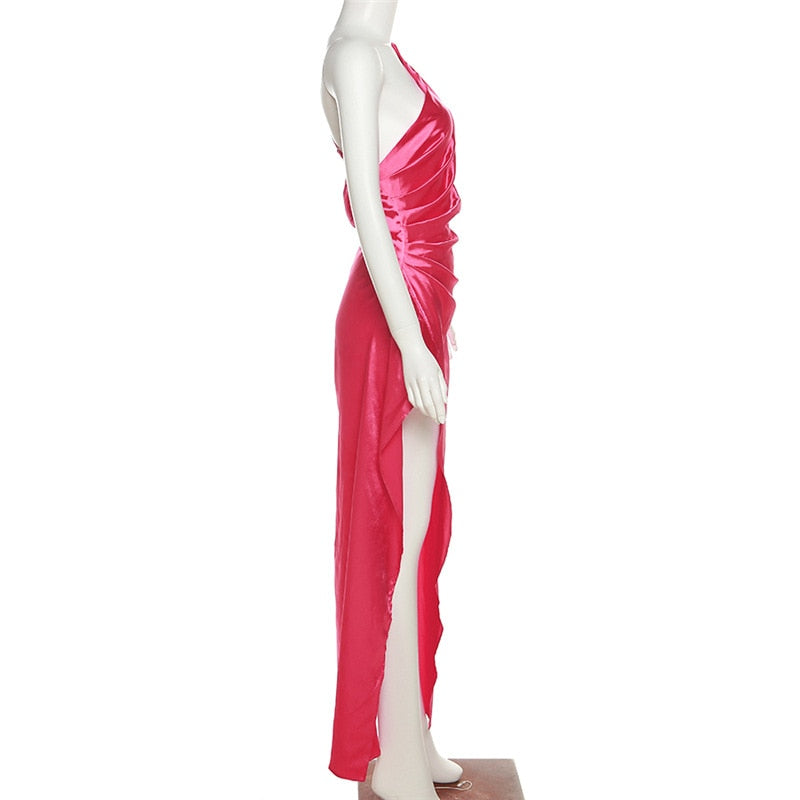 Levoire | Épaule Dégagée Robe Bodycon Longue Fente