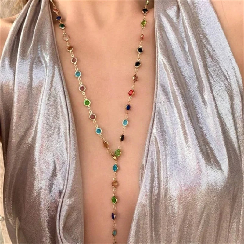 Levoire | Collier En Cristal Vert Coloré Stahl